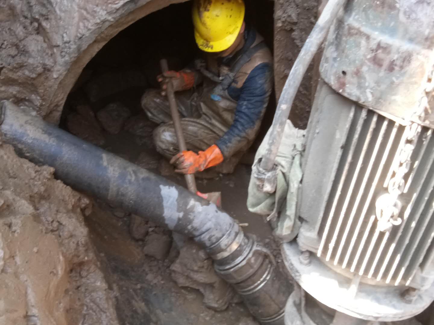 东区街道管道清淤